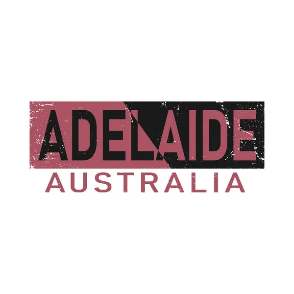 Adelaide. Kleurrijke typografie tekst banner. Vector het woord adelaide ontwerp — Stockvector