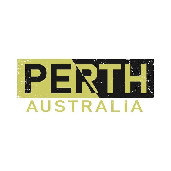 Perth round stamp Vector Art Stock Images Depositphotos