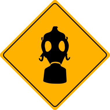 Traffic Sign Gas Toxic clipart