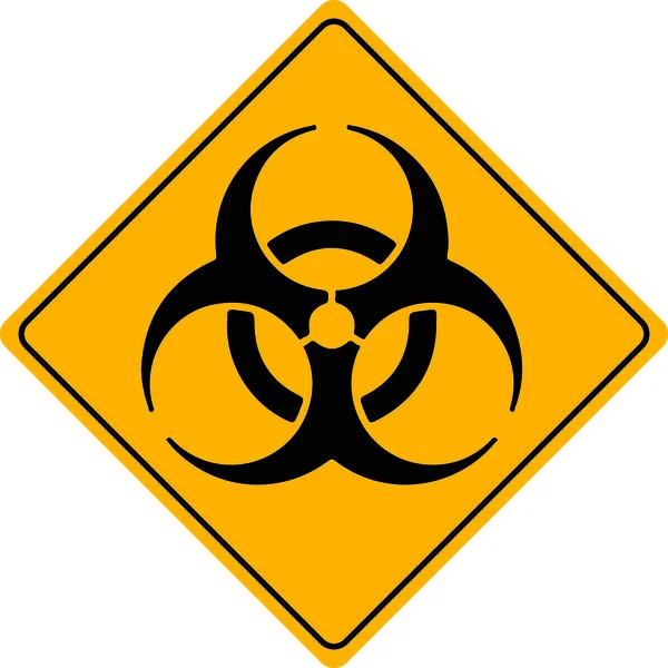 有毒をガスの交通標識 — ストックベクタ