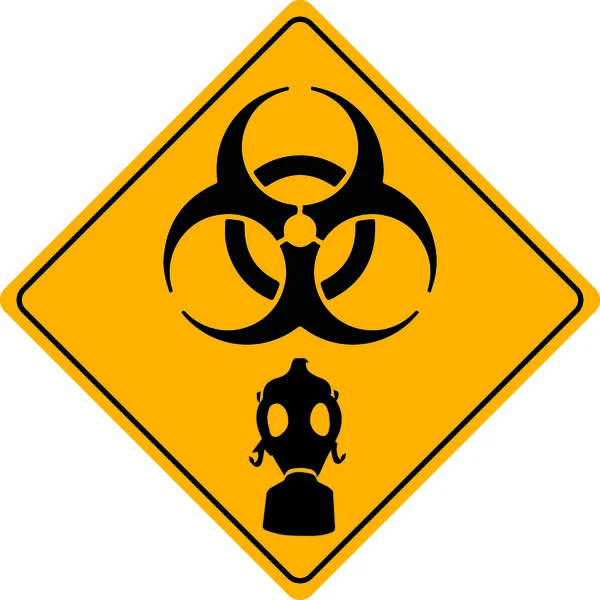 trafik işareti toksik gaz