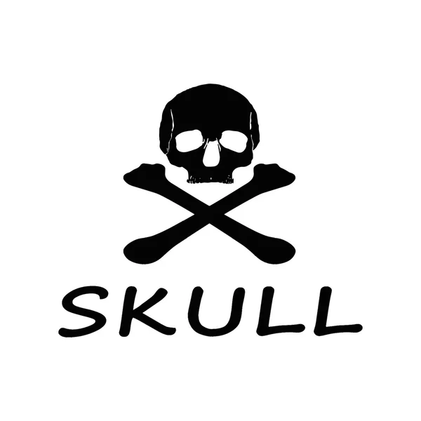 Skull logo icon — Stock Photo, Image