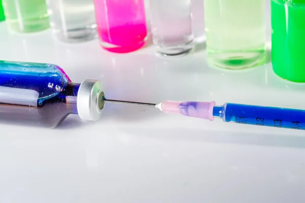 Médecine injection de laboratoire — Photo