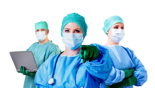 Surgeon in uniform — Stock Photo, Image