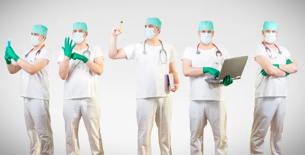 Medical docotrs in uniform — Stock Photo, Image