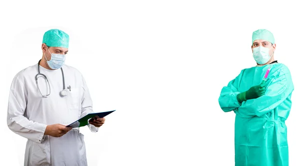 Medical docotrs in uniform — Stock Photo, Image