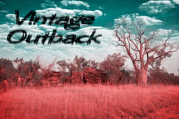 Vintage austrália outback — Fotografia de Stock