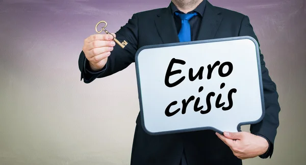 Criza euro — Fotografie, imagine de stoc