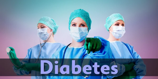 Doctors diabetes — Stock Photo, Image