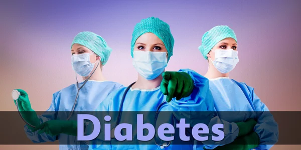 Ärzte Diabetes — Stockfoto