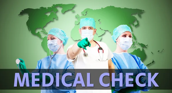 Hintergrund des medizinischen Checks — Stockfoto
