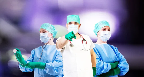 Female and male medical doctor — Stock Photo, Image