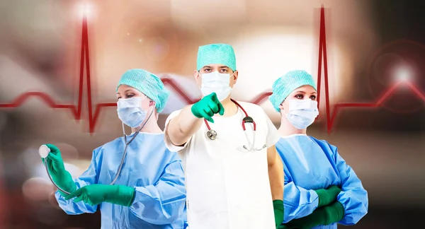 Female and male medical doctor — Stock Photo, Image