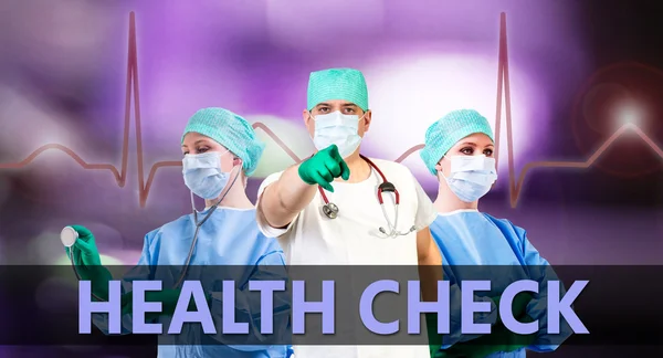 Healt check medical background — Stock Photo, Image