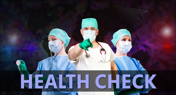 Healt check medical background — Stock Photo, Image