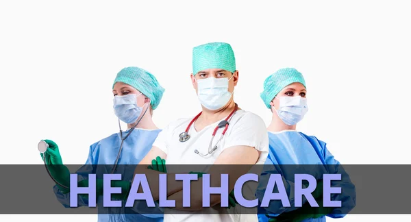 Gesundheitshintergrund bei Ärzten — Stockfoto