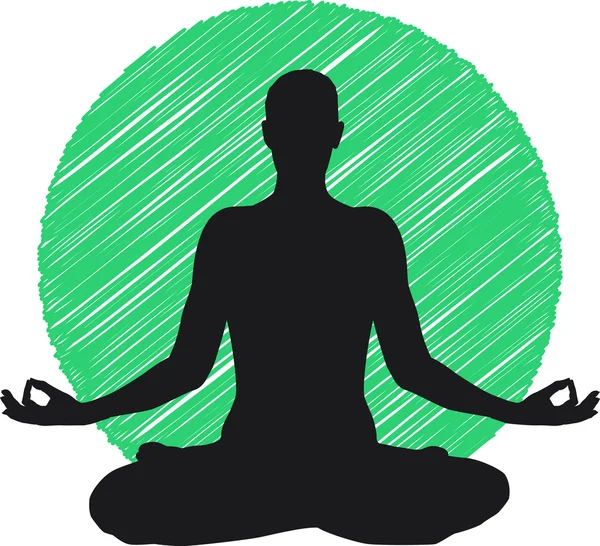 Yoga Logosu — Stok fotoğraf