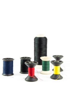 çok renkli r konu beyaz zemin üzerine dikiş için