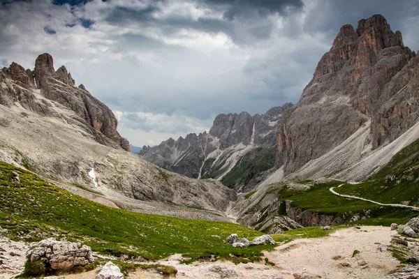 Beautiful Mountain Landscape Catinaccio Mountain Groupdolomites South Tirol Italy Concept — Stock Photo, Image