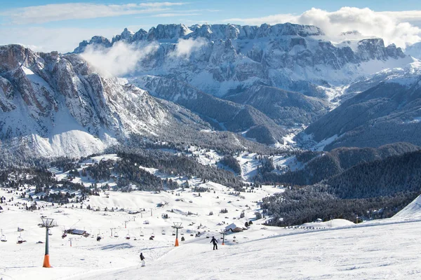 Skigebied Dolomieten Italië Europa — Stockfoto