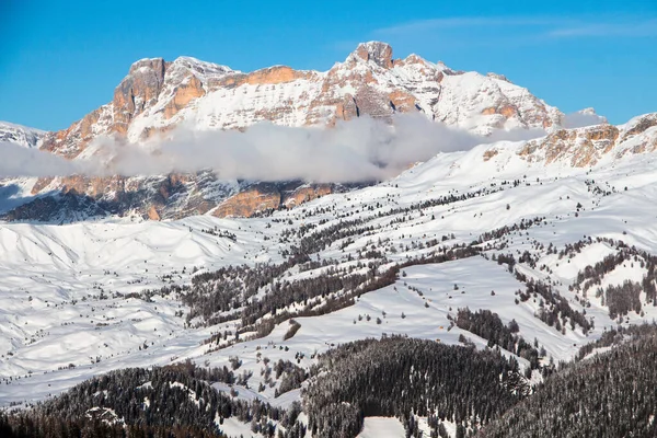 Skigebied Dolomieten Italië Europa — Stockfoto