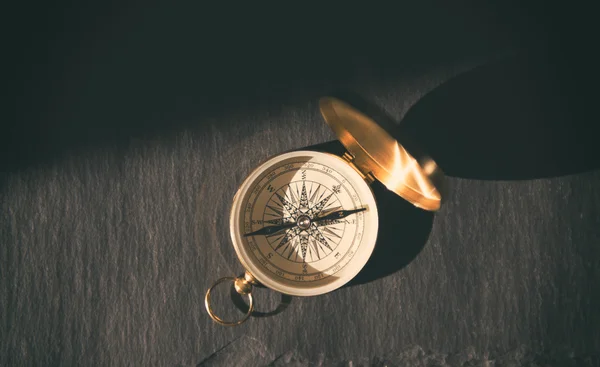 Compass (Vintage toning) — Stock Photo, Image