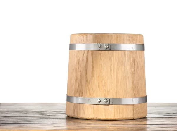 白い木製の樽 — ストック写真