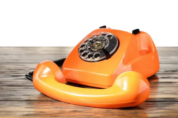 Teléfono vintage en la mesa — Foto de Stock