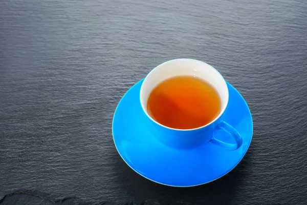 Kék csésze tea — Stock Fotó