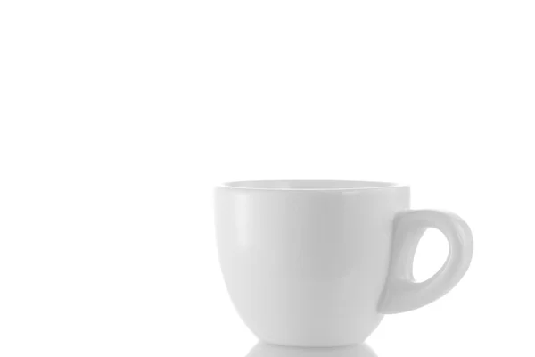 Tazza espresso su bianco — Foto Stock