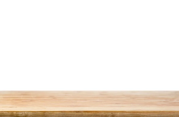 Una mesa de madera vacía — Foto de Stock