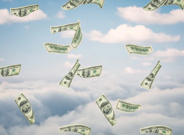 Dinero volando — Fotos de Stock © akova777 #4266800