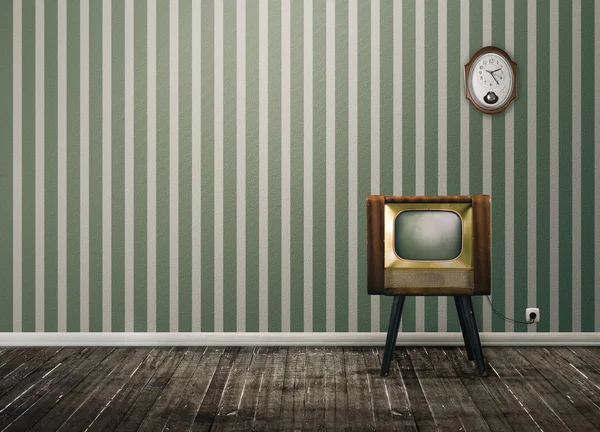 Bos bir odada Vintage Tv