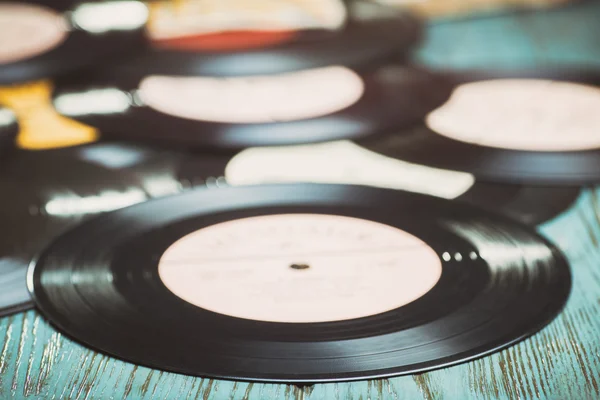 Vintage Vinyl disky — Stock fotografie