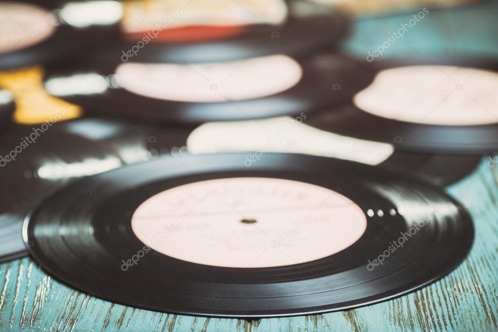 vintage Vinyl discs 