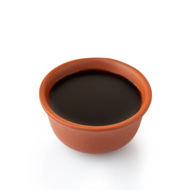 Soy sauce in a gravy boat clipart