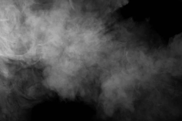 Smoke Texture Black Background — Stock Photo, Image