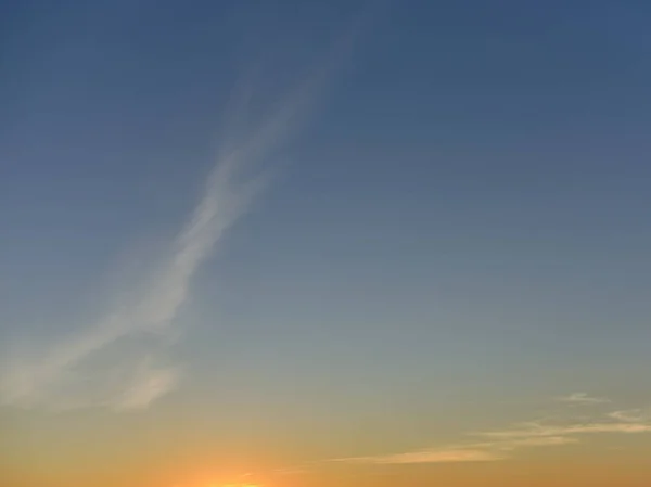 Dramatic Sunset Sky Clouds — Stock Photo, Image