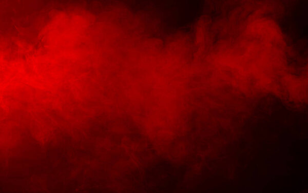 Texture of red smoke on a black background
