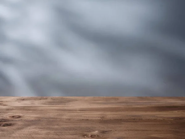 Superfície Madeira Parede Cinza Com Sombras Naturais — Fotografia de Stock