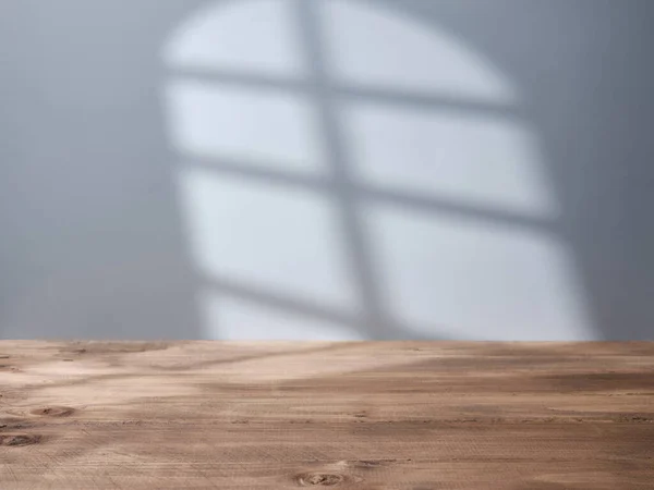 Fondo Vacío Para Presentación Del Producto Con Luz Desde Ventana — Foto de Stock