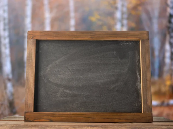 Krijtbord Herfstachtergrond — Stockfoto