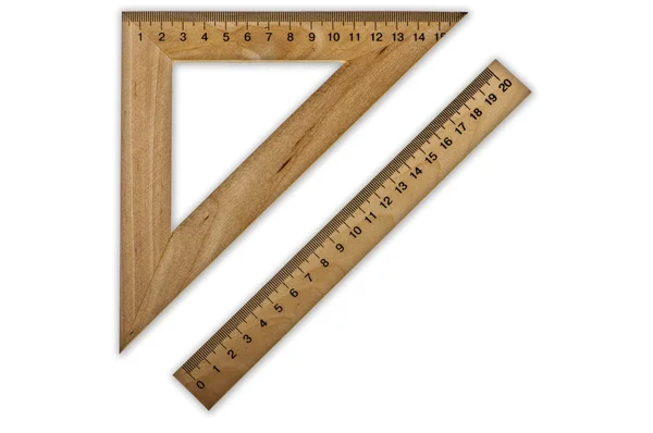 Two measuring rulers — Stock Photo, Image