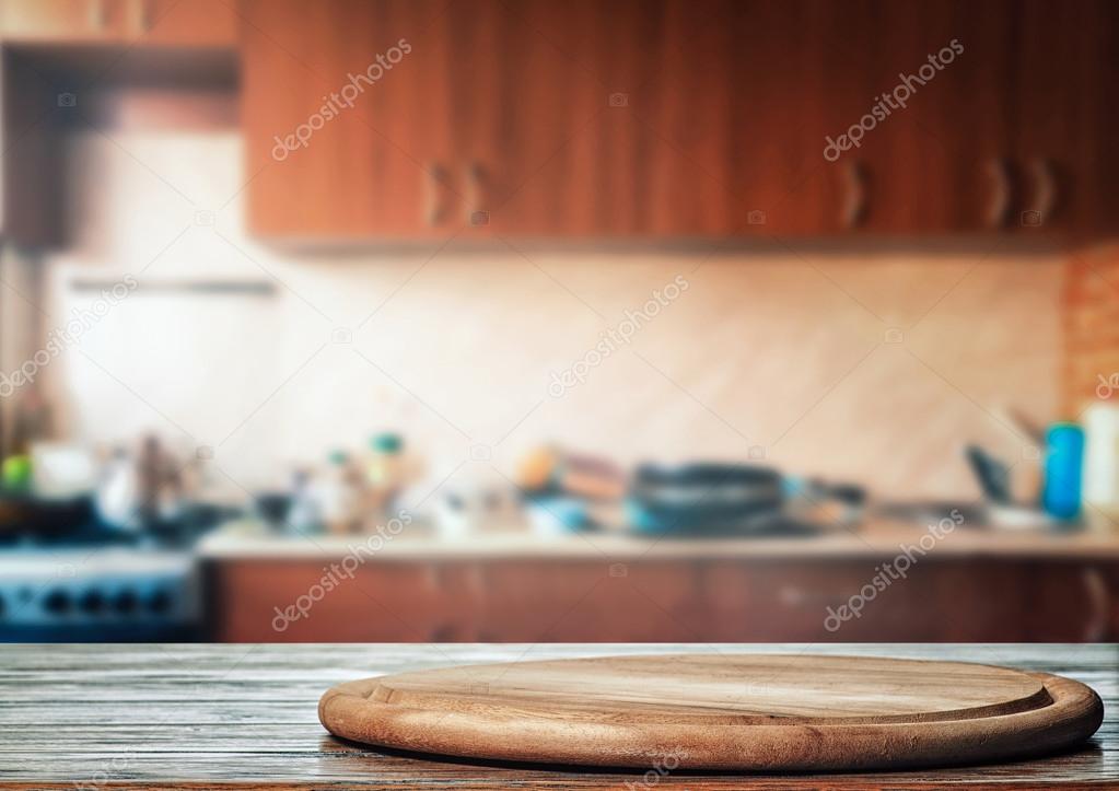 Board on the kitchen table