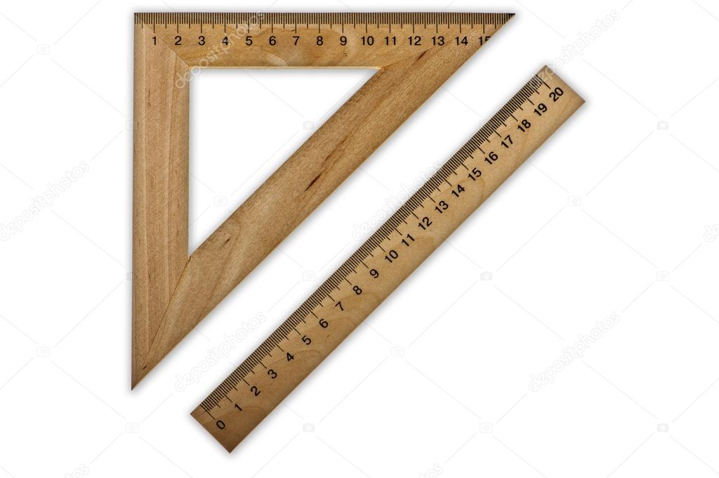 Two measuring rulers