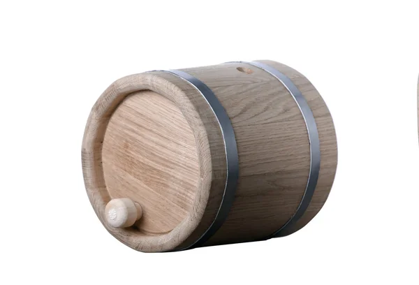 Barile di legno di quercia — Foto Stock