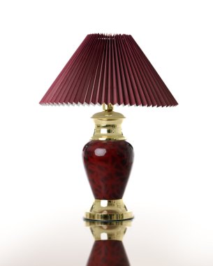Table-lamp with reflection clipart