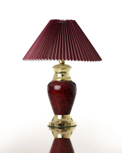 Stolní lampa s odleskem — Stock fotografie