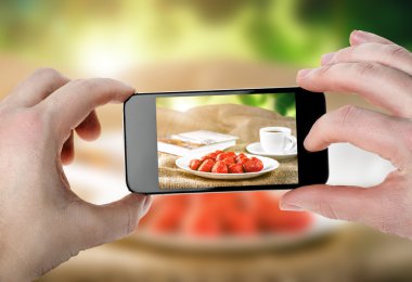 adam yapma smartphone fotoğraf