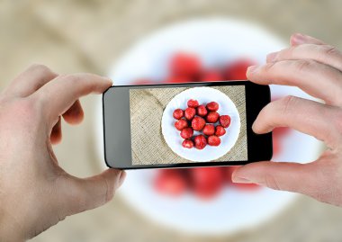 adam yapma smartphone fotoğraf